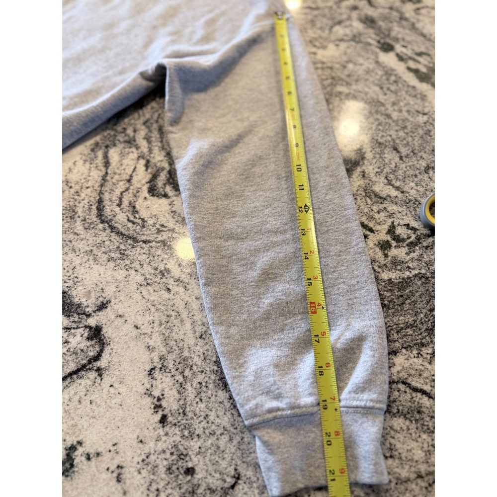 Gildan Superchronics Seattle Space Needle Cannabis Graphic Hoodie Gray Small - Picture 10 of 11